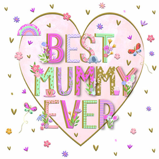 Picture of BEST MUMMY EVER CARD